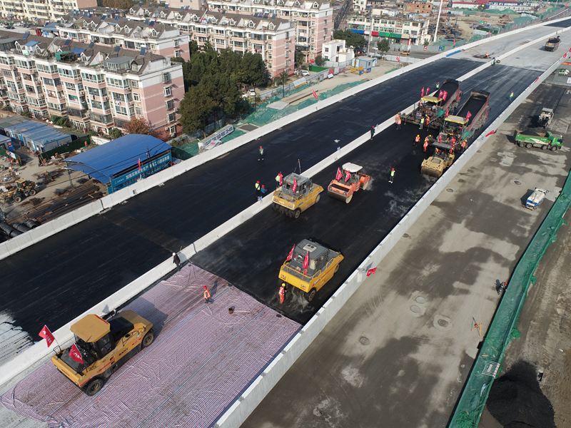 郎溪路(裕溪路-明皇路)工程一标:奋战东城再提速 奋楫扬帆启新程 (4)